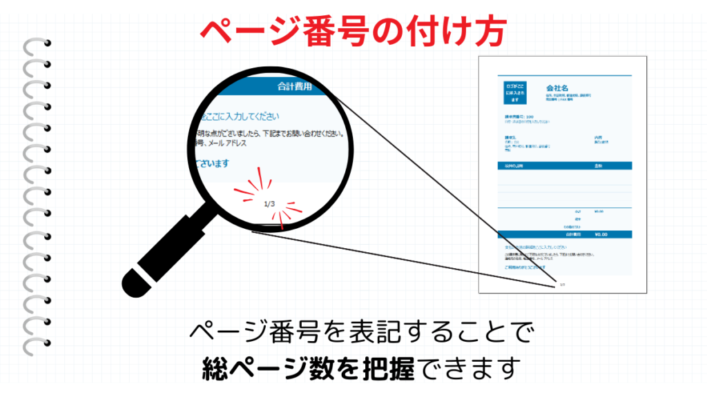 ページ番号まとめ