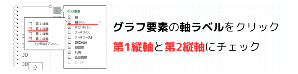 軸ラベルの設定