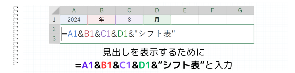 見出しを入力(必要な場合のみ)